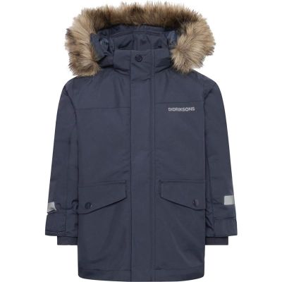 Didriksons Bjärven Kids Parka 4 Navy - 100 cl