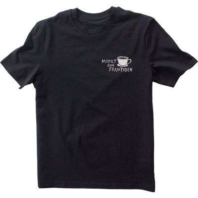 Lemmel Kaffe Mörkt Som FramtidenT-Shirt Black - XXL