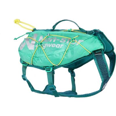 Non-stop dogwear Trail Light Dog Backpack Teal - XS