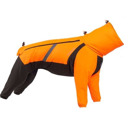 Non-stop dogwear Fjord Overall Raincoat Orange/Black - 80