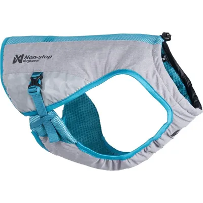 Non-stop dogwear Cooling Vest Lightgray/Teal - XS, kuva 1 / 1