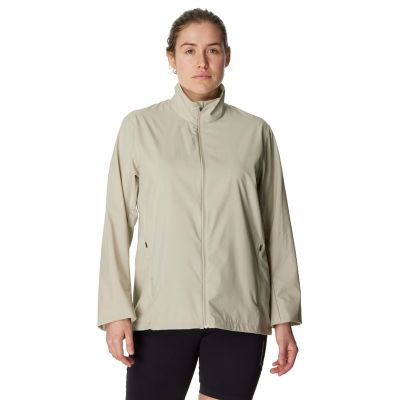 Houdini W's Pace Trail Jacket Greenish Gray - M