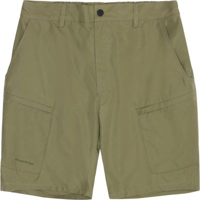 KnowledgeCotton Apparel Vent Canvas 200 Classic Shorts Burned Olive - S