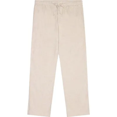 KnowledgeCotton Apparel Fig Loose Linen Pants Light Feather Gray - XL, kuva 1 / 1