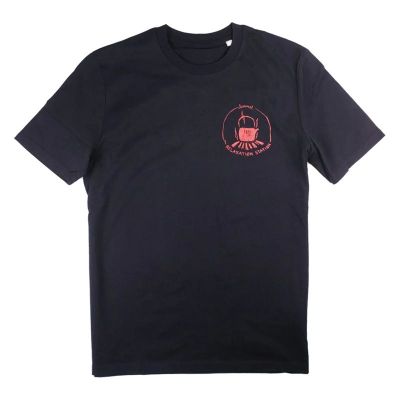 Lemmel Kaffe T-Shirt Relaxation Station Black - S