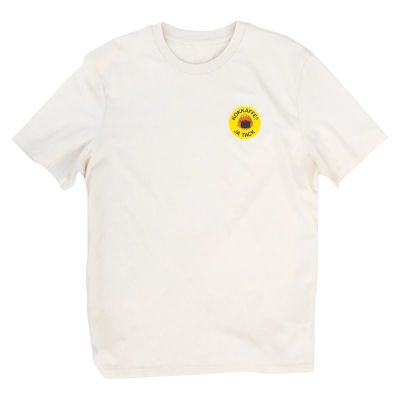 Lemmel Kaffe T-Shirt Kokkaffe Ja Tack Raw Nat. White - XL