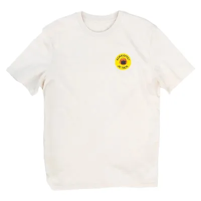 Lemmel Kaffe T-Shirt Kokkaffe Ja Tack Raw Nat. White - XL