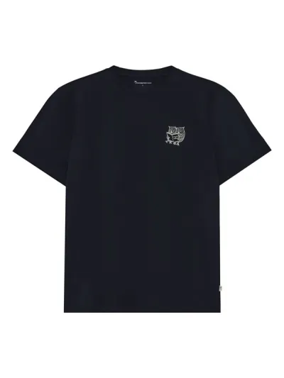 KnowledgeCotton Apparel SOS Regenerative Organic Cotton Chest Print T-shirt Night Sky - L, kuva 1 / 1