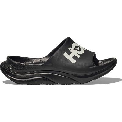 Hoka U Ora Athletic Slide Black / White - 34 2/3