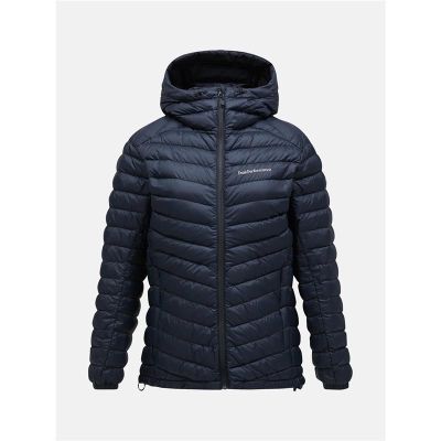 Peak Performance W Frost Down Hood Jacket Black - M