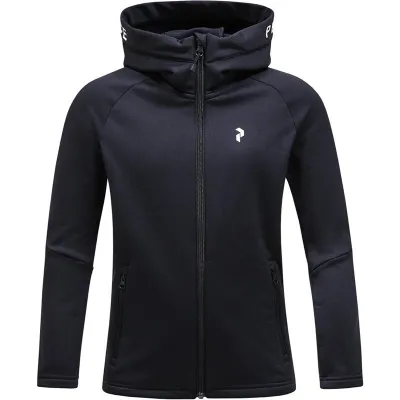 Peak Performance Jr Rider Zip Hood Black/Black - 160, kuva 1 / 1