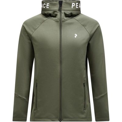 Peak Performance M Rider Zip Hood Pine Needle/Pine Needle - XL