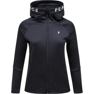 Peak Performance W Rider Zip Hood Black/Black - XL, kuva 1 / 1