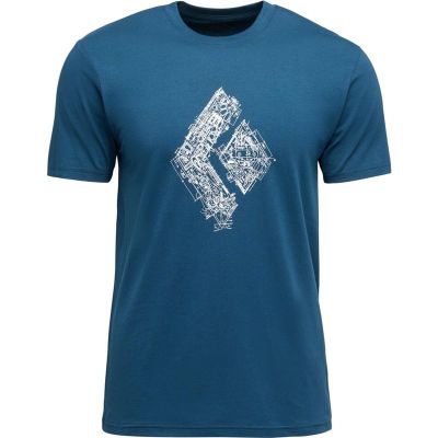 Black Diamond M Engineered Diamond Ss Tee Indigo - S