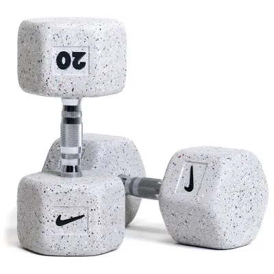 Nike Strength Grind Dumbbell Pair, Hantlar Gummi - 20 kg