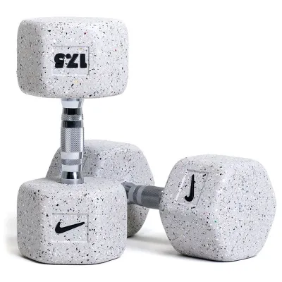Nike Strength Grind Dumbbell Pair, Hantlar Gummi - 17,5 kg