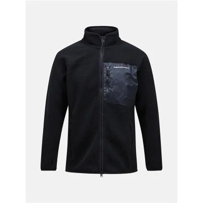 Peak Performance M Pile Zip Jacket Black - S, kuva 1 / 1