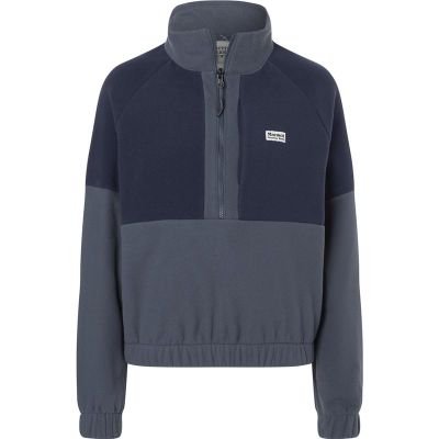Marmot Wm's Retro Rocklin 1/2 Zip Thunderhead/Arctic Navy - L