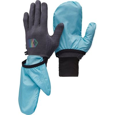 Black Diamond Deploy Wind Hood Gloves Carbon-Glacier - S