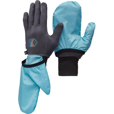 Black Diamond Deploy Wind Hood Gloves Carbon-Glacier - XL, kuva 1 / 1