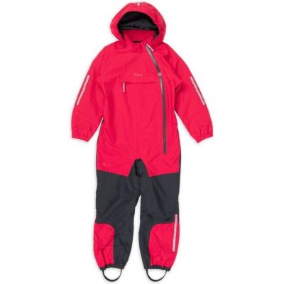 Bergans Lilletind Kids Coverall Alpine Rose/Dark Shadow Grey - 116 cl
