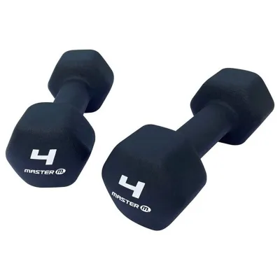 Master Fitness Neoprenhantlar i par, Hantlar Neoprene - 4 kg