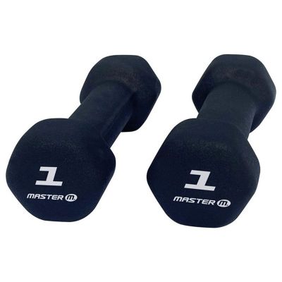 Master Fitness Neoprenhantlar i par, Hantlar Neoprene - 1 kg