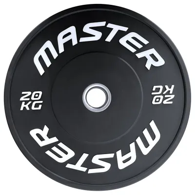 Master Fitness Bumperplate, Viktskivor bumper - 20 kg