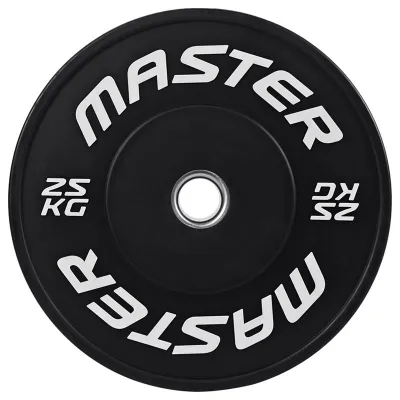 Master Fitness Bumperplate, Viktskivor bumper - 25 kg