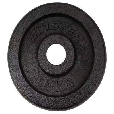 Master Fitness Skolvikt 30 mm, Viktskivor järn - 10 kg