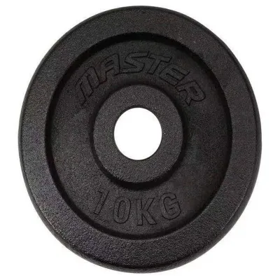 Master Fitness Skolvikt 30 mm, Viktskivor järn - 10 kg