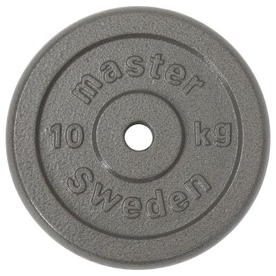 Master Fitness Skolvikt 25 mm, Viktskivor järn - 10 kg