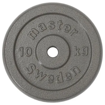 Master Fitness Skolvikt 25 mm, Viktskivor järn - 10 kg