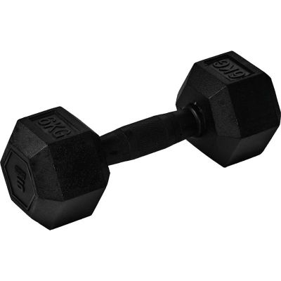 Master Fitness Nero Rubber Coated Hex, Hex hantlar - 6 kg