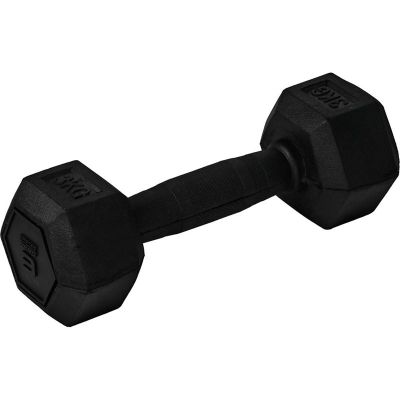 Master Fitness Nero Rubber Coated Hex, Hex hantlar - 3 kg