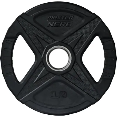 Master Fitness Nero Rubber Plate, Viktskivor gummerade - 10 kg