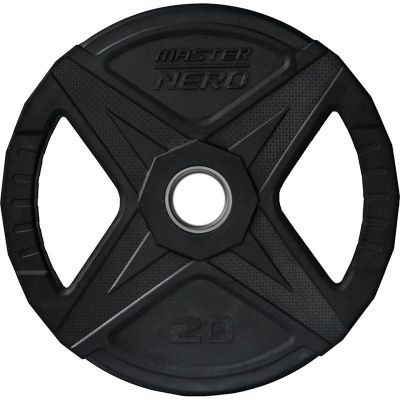 Master Fitness Nero Rubber Plate, Viktskivor gummerade - 20 kg