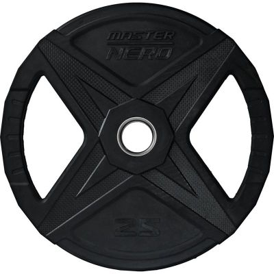 Master Fitness Nero Rubber Plate, Viktskivor gummerade - 25 kg