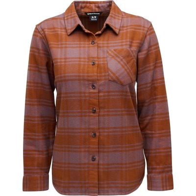Black Diamond W Project Flannel Dark Mauve-Clay - L