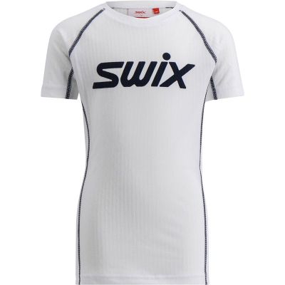 Swix RaceX Classic ShortSleeve Jr Bright White/ Dark Navy - 140