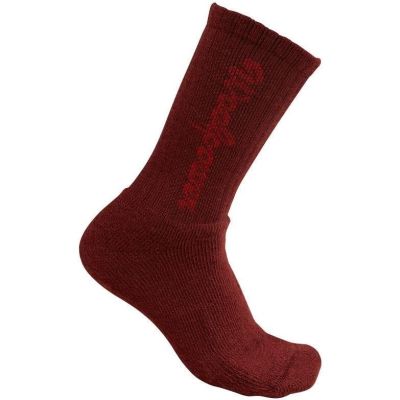 Woolpower Kids Socks Classic Logo 400 Rust Red - 28-31