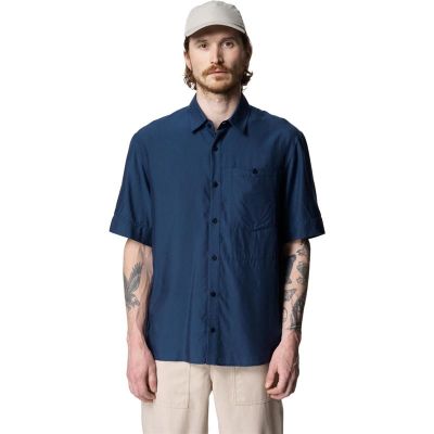 Houdini M's Tree Shortsleeve Shirt Big Blue Light - XL