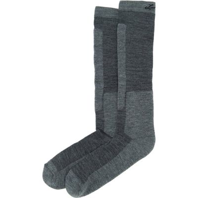 Lundhags Merino Trekking Sock High Light Grey Melange - 37-39