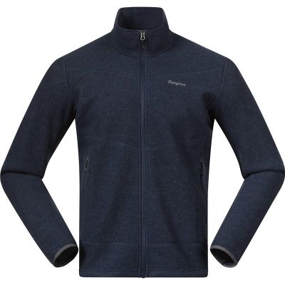 Bergans Rabot Merino FleeceMidlayer Jacket Men Navy Blue - XXL