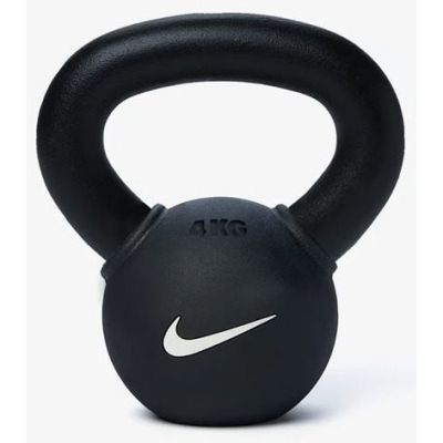 Nike Strength Rubber Coated Kettlebell, Kettlebells - 4 kg