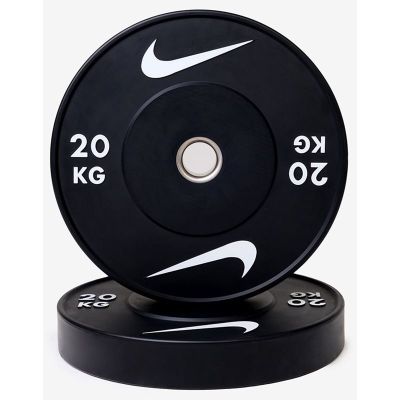 Nike Strength Rubber Bumper Plates, Viktskivor Bumper - 20 kg