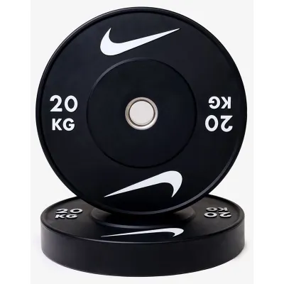 Nike Strength Rubber Bumper Plates, Viktskivor Bumper - 20 kg