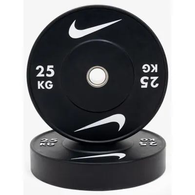 Nike Strength Rubber Bumper Plates, Viktskivor Bumper - 25 kg