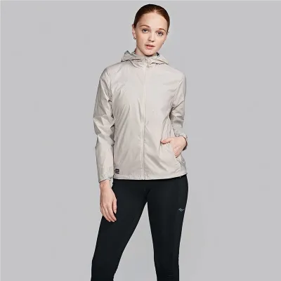 Saucony Peregrine Packaway Jacket Women Oats - M, kuva 1 / 1