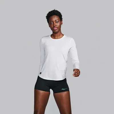 Saucony Stopwatch Long Sleeve Women Aster Heather - M, kuva 1 / 1